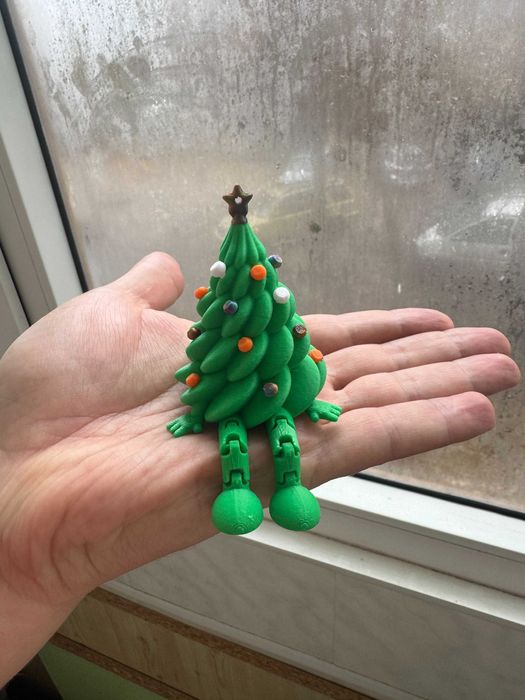 Новорічний сувенір “ Ялинка Ждун ” — 3D фігурка, Декор, Подарунок