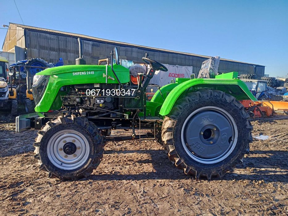 Повнопривідний трактор Shifeng 244B Шини6.00-16/9.50-24 ВОМ Розстрочка