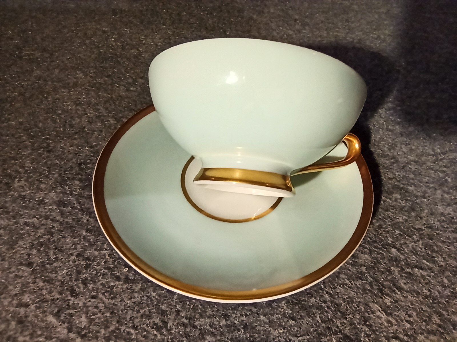 Porcelana Kolekcjonerska Filiżanka do Mokka Hertel Jacob Złocenia HP