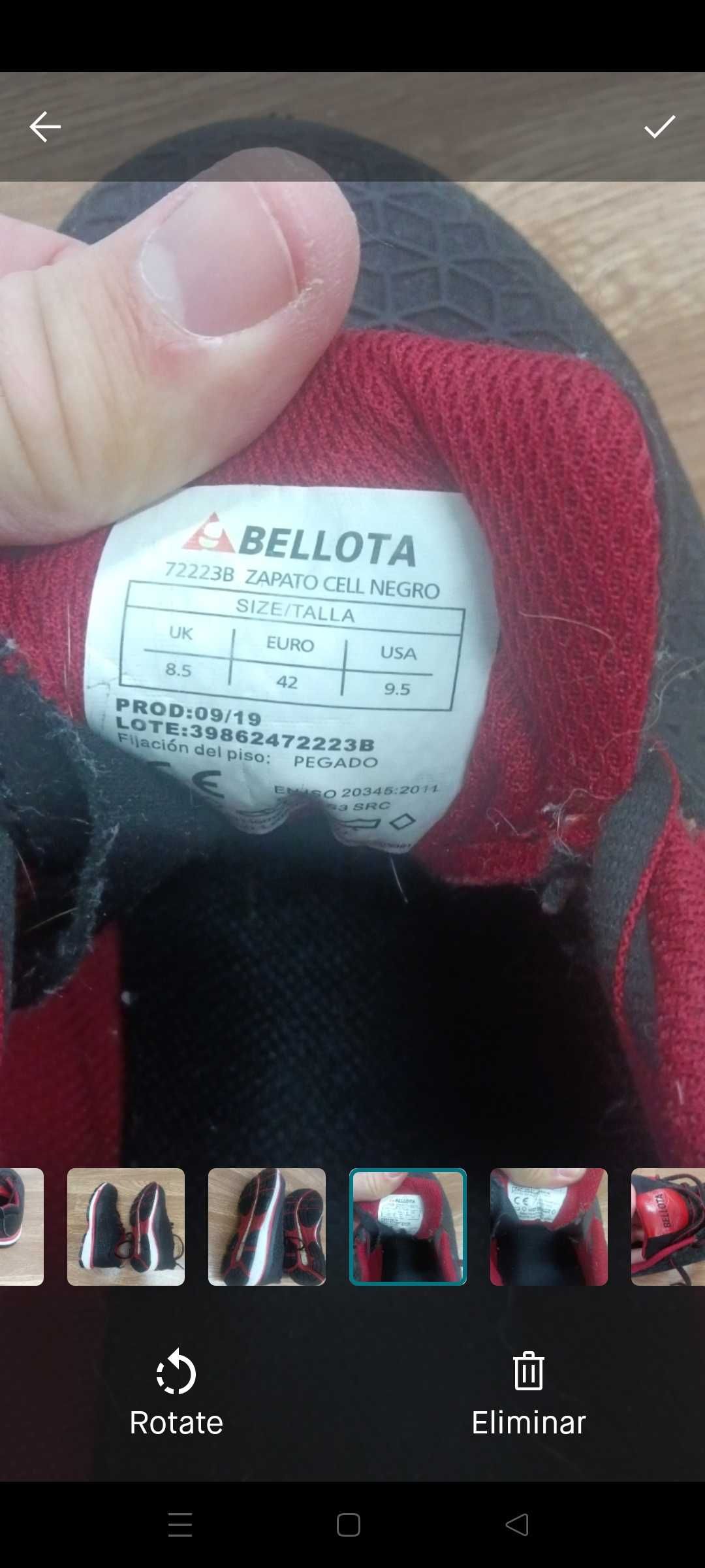 Botas sapatos para trabalho bellota