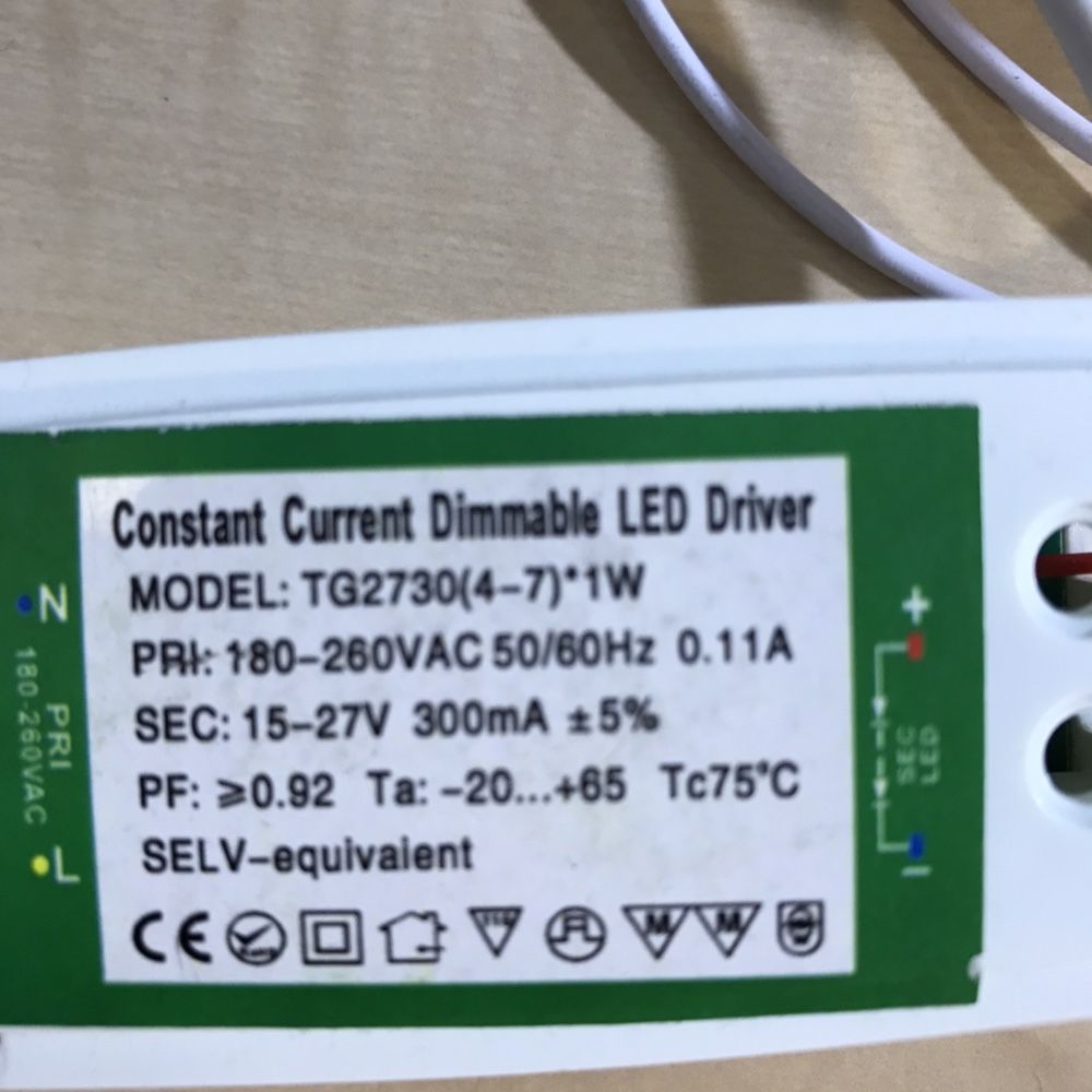 3 x Led Driver Constant Current Dimmable TG2730 - Novo