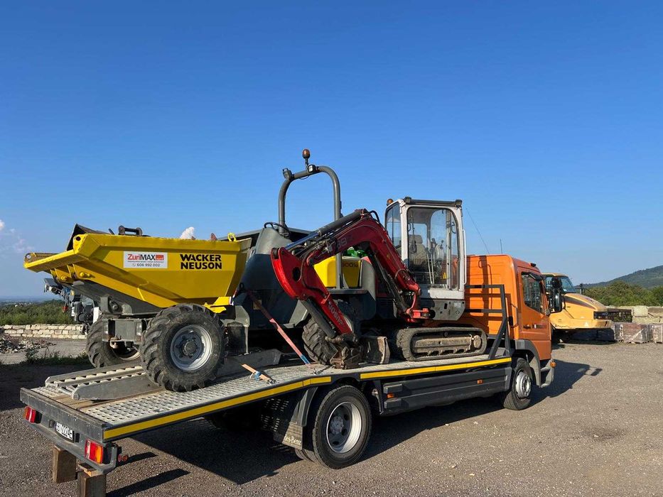 Wynajem wozidło budowlane wypożyczalnia minikoparki rębak walec