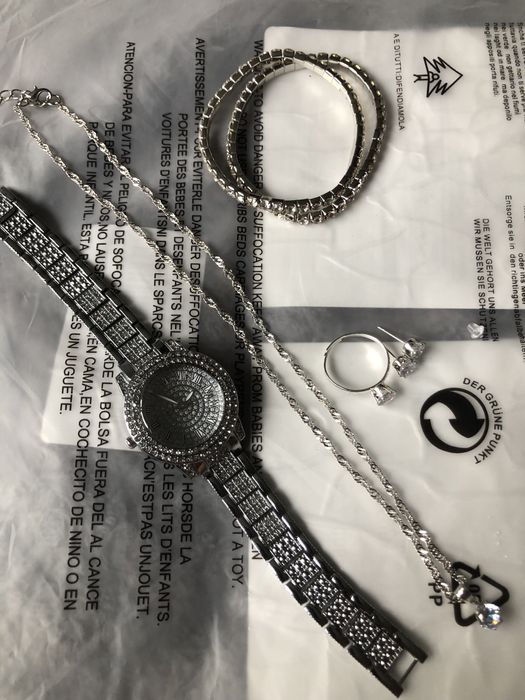 Набір біжутерії золото срібло