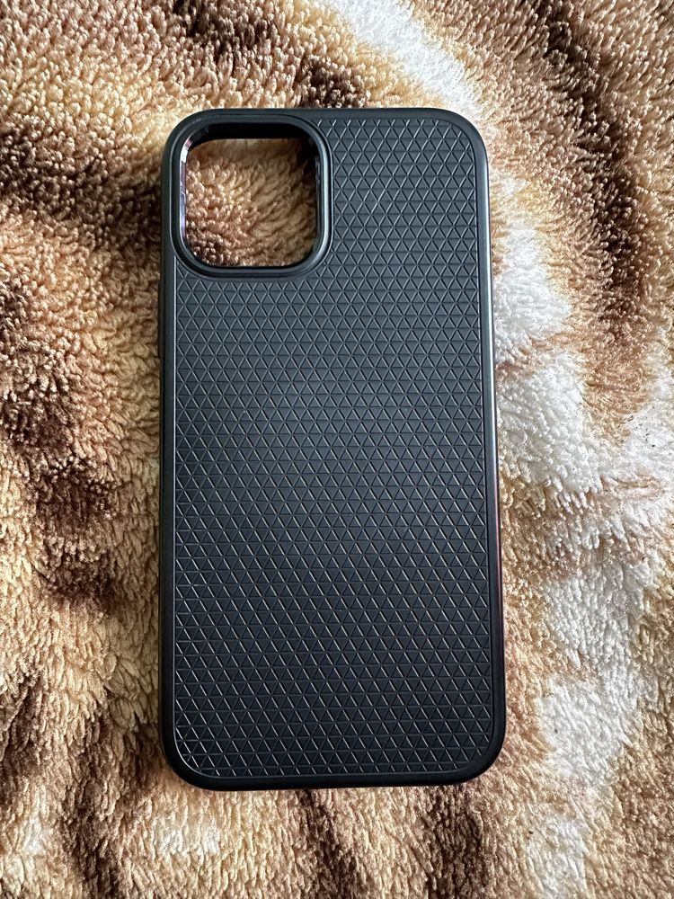 Чохол Spigen для iPhone 12 / 12 Liquid Pro Air, Matte Black