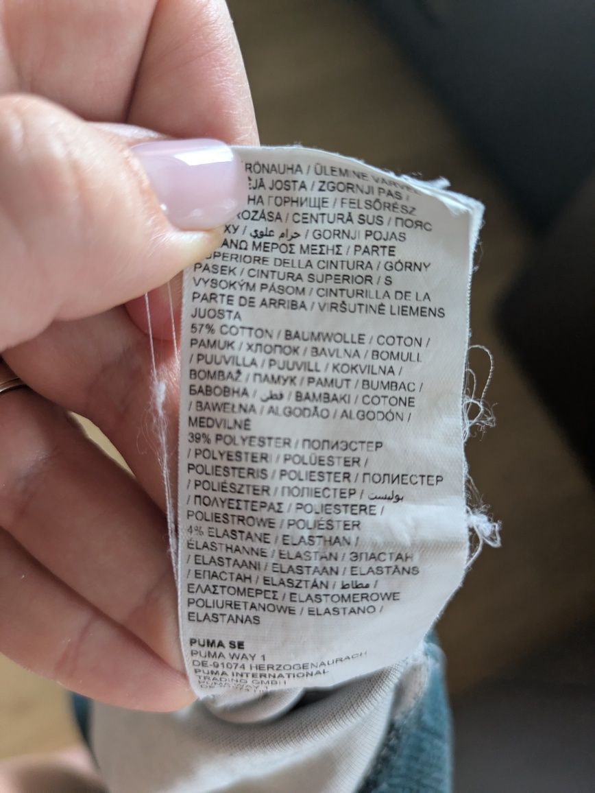 Bluza butelkowa zieleń Puma S-M