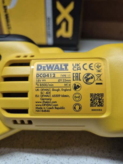 DeWalt Szlifierka Kątowa DCG412 Orginał! F36