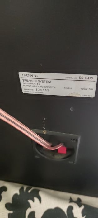 Wieża Sony LBT V702 + kolumny