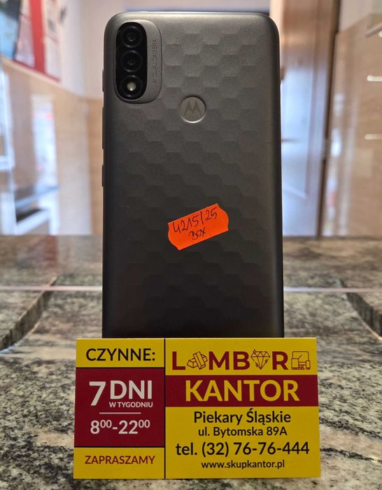 (4215/25) Motorola Moto E20 - 2GB RAM / 32GB / Kolor Szary