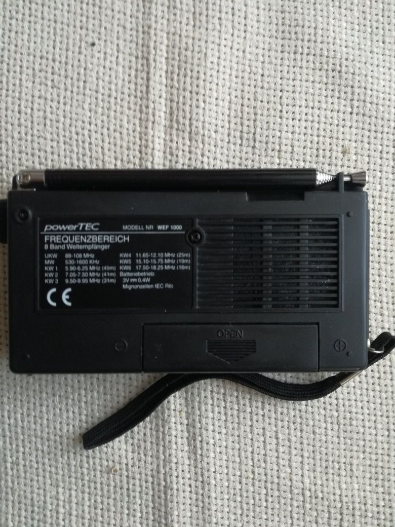 Radio globalne PowerTEC.  WEF 1000