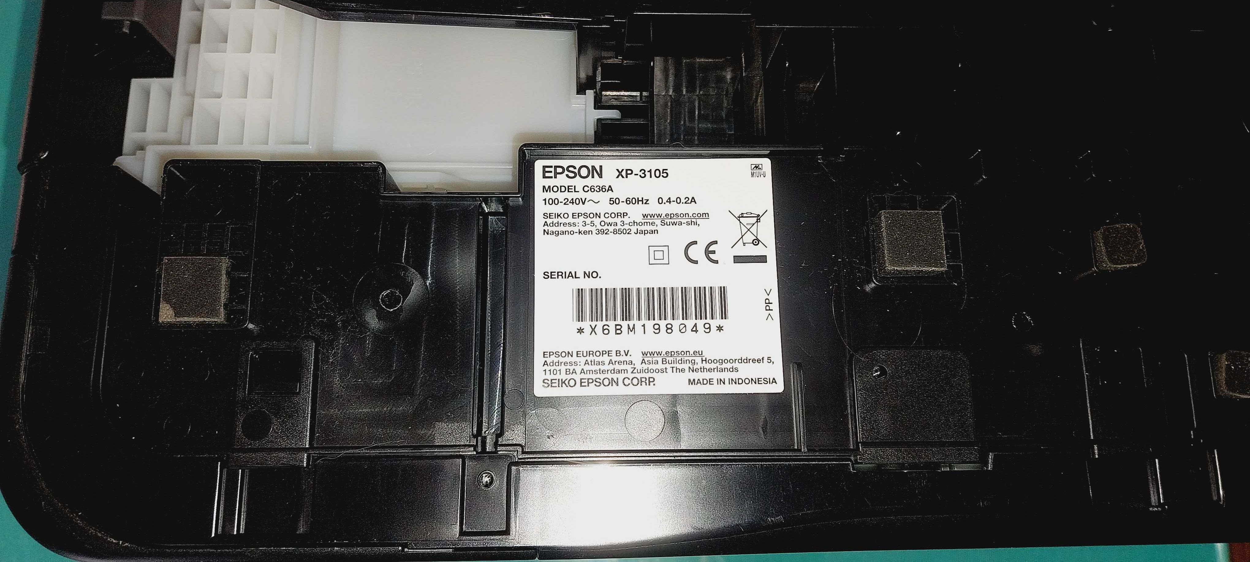 Epson Wi-Fi Expression Home XP-3105 Multifunções a Cores WIFI, cadeira
