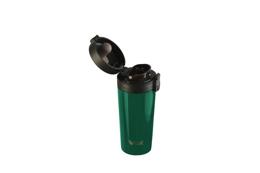 Kubek Termiczny WINK Dark Green 370 ml.