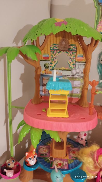Enchantimals Domek dla lalek Tropical Cafe GFN59 jak nowy