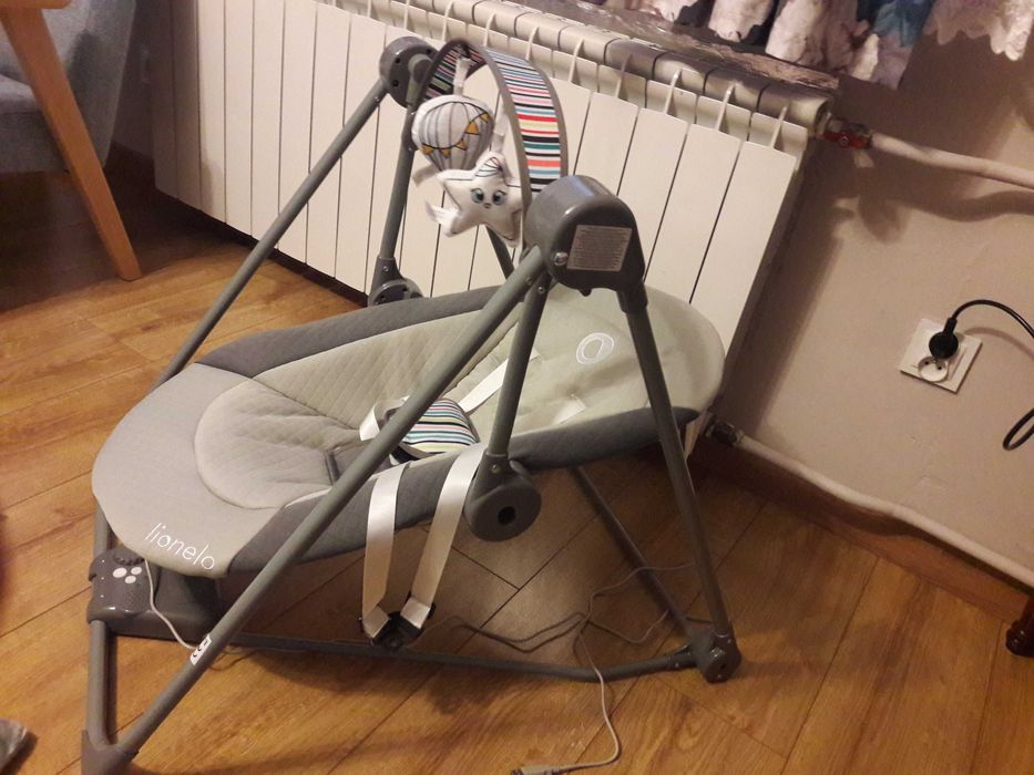 Leżaczek bujaczek huśtawka 3w1 Lionelo Otto