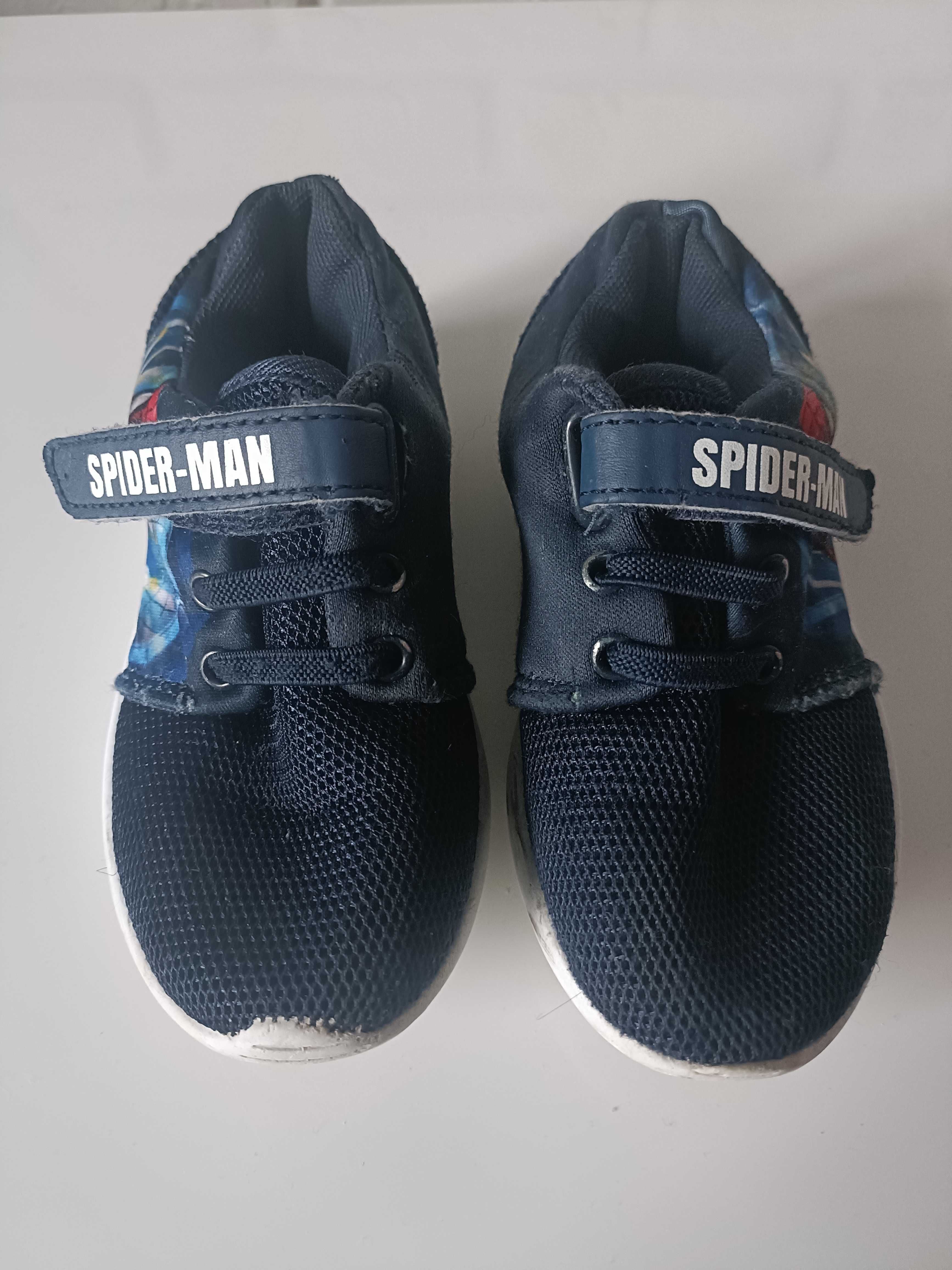 Buty sportowe dla chłopca Spiderman rozm.27 dł. wkł. 16