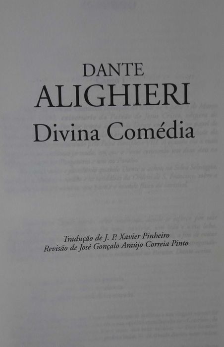 A Divina Comédia de Dante Alighieri