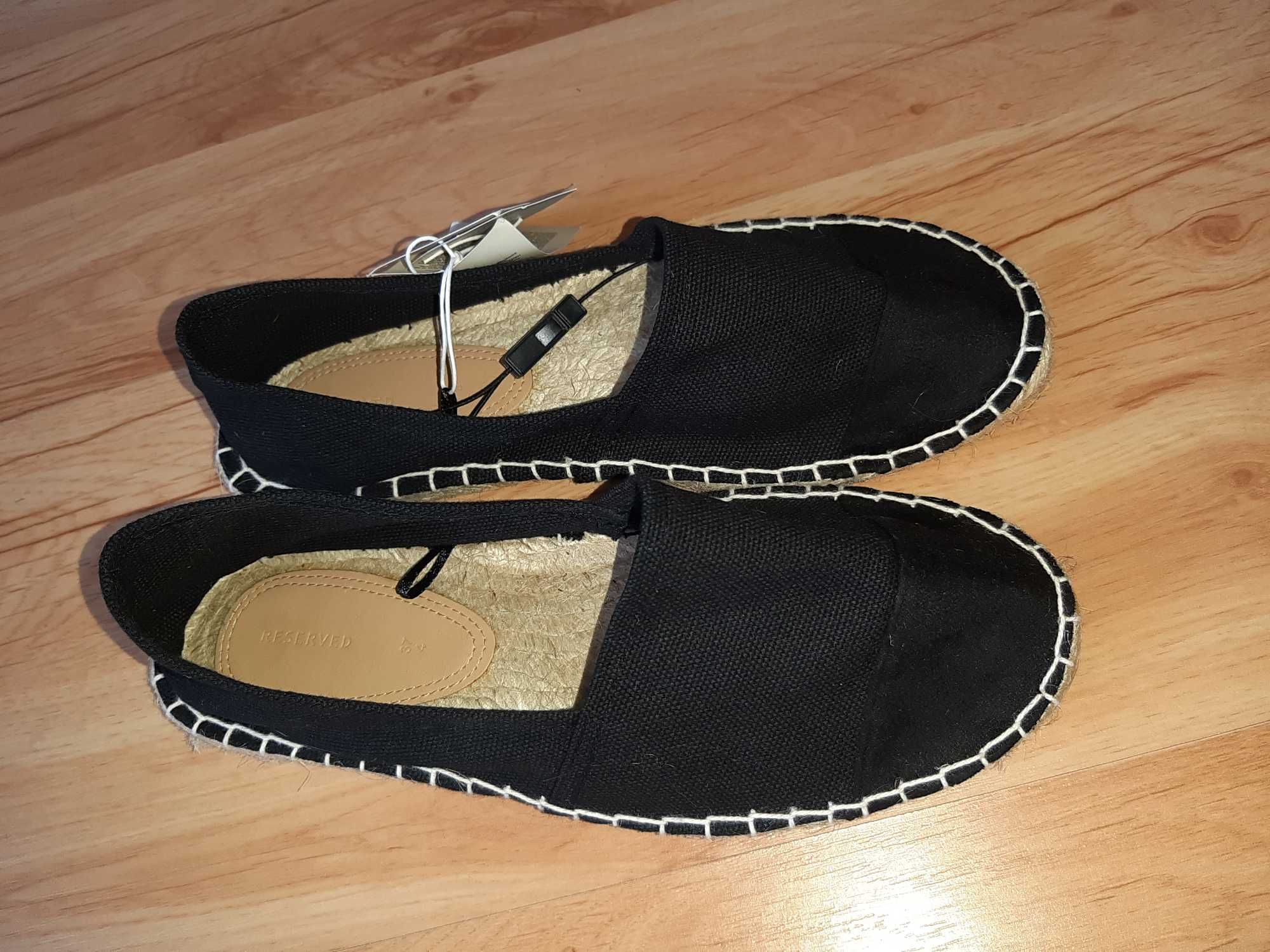 Buty espadryle Reserved NOWE rozmiar 37 wkładka 24 cm