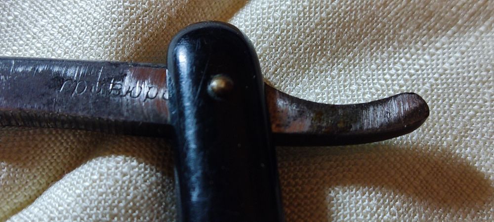 Бритва опасная "Гравюра" Завод Труд Вача 1957 г. СССР Винтаж