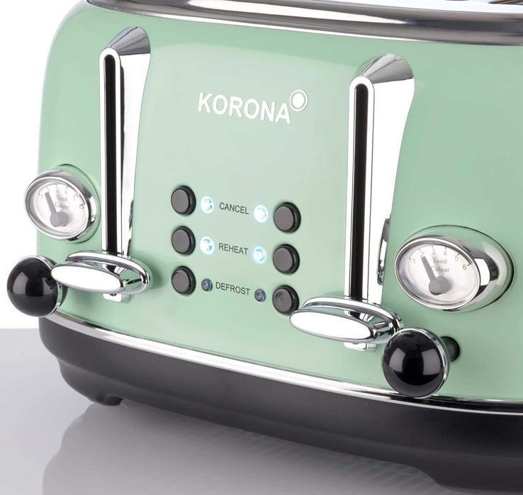 Podwójny Toster Z Podgrzewaczem Korona Retro 21675