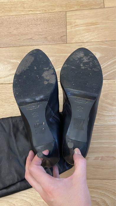 Жіночі чоботи Carlo Pazolini р.39 мʼякенька шкіра