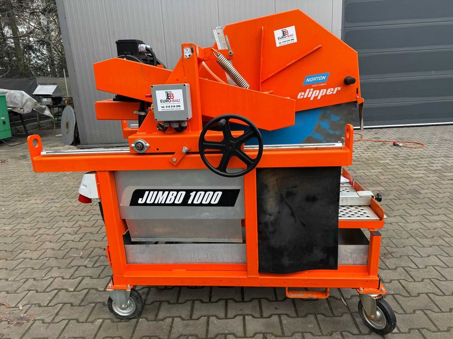 Piła przecinarka NORTON Clipper Jumbo 1000 + Tarcz do Kamienia Silki