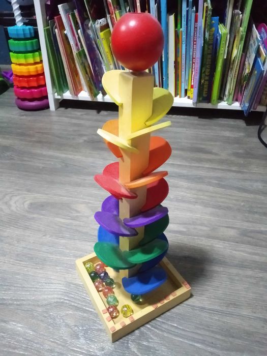 Игра листики деревянная