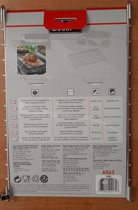 Ruszt Weber Do Grillowania Małym (6563) do grilli Weber z serii Q 1000