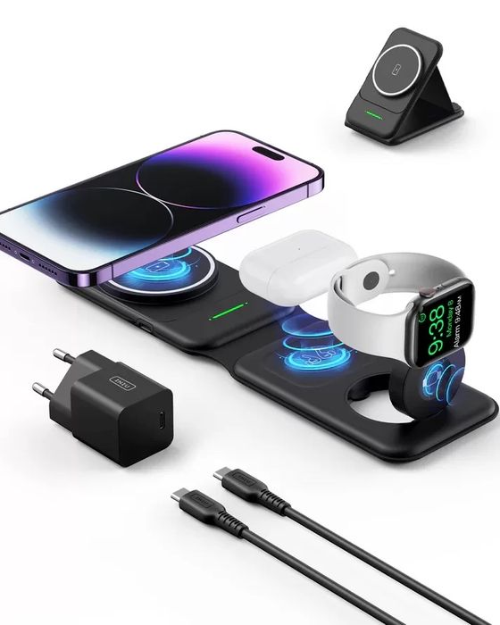 Ładowarka bezprzewodowa 3w1