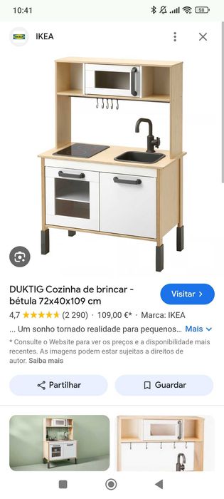 Cozinha de brincar ikea