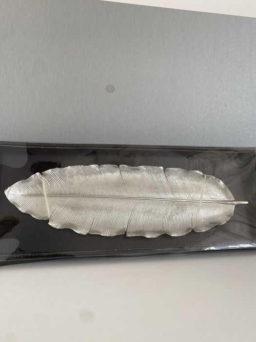 Bandeja em forma de folha