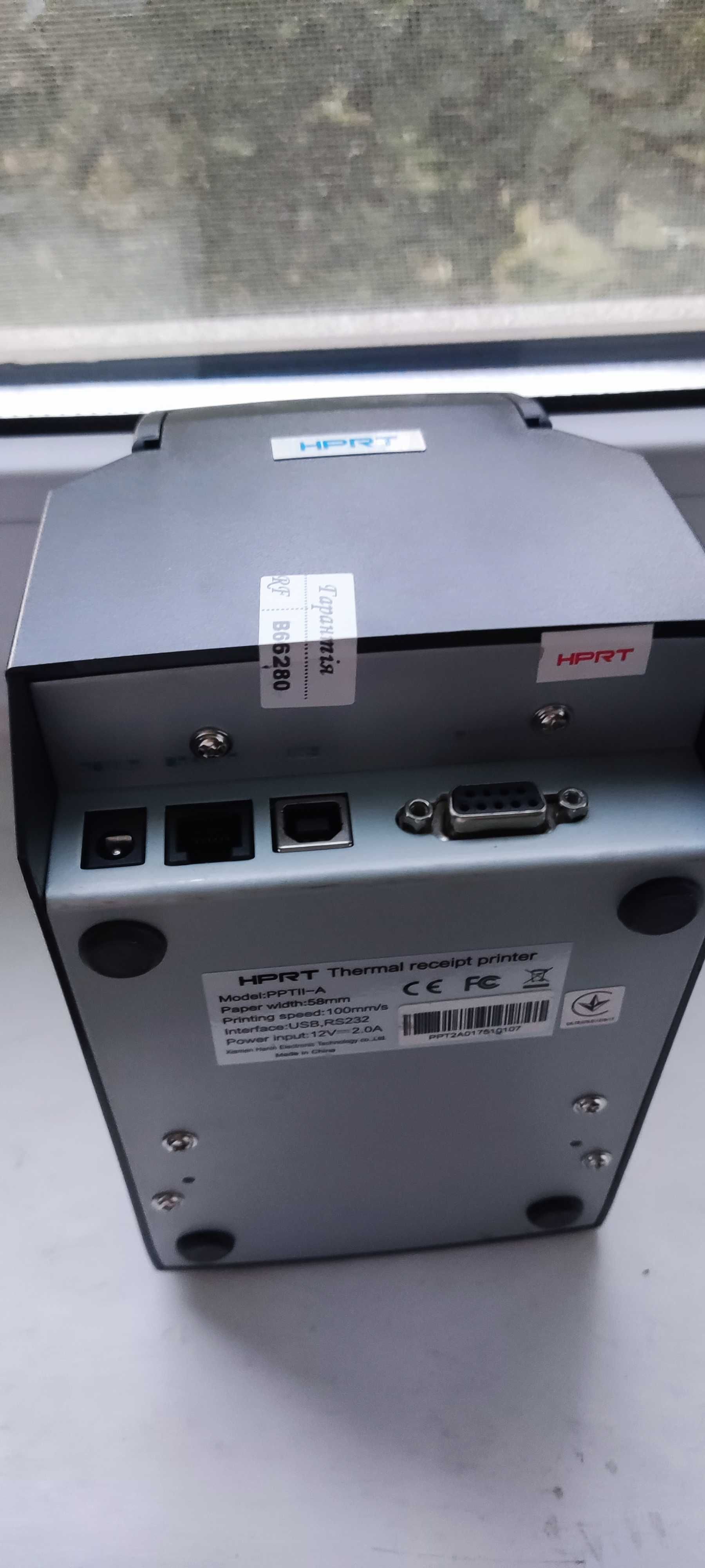 Принтер чеків HPRT PPTII-A 58 мм USB\RS232