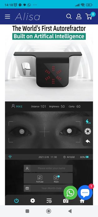 Unit okulistyczny optometryczny