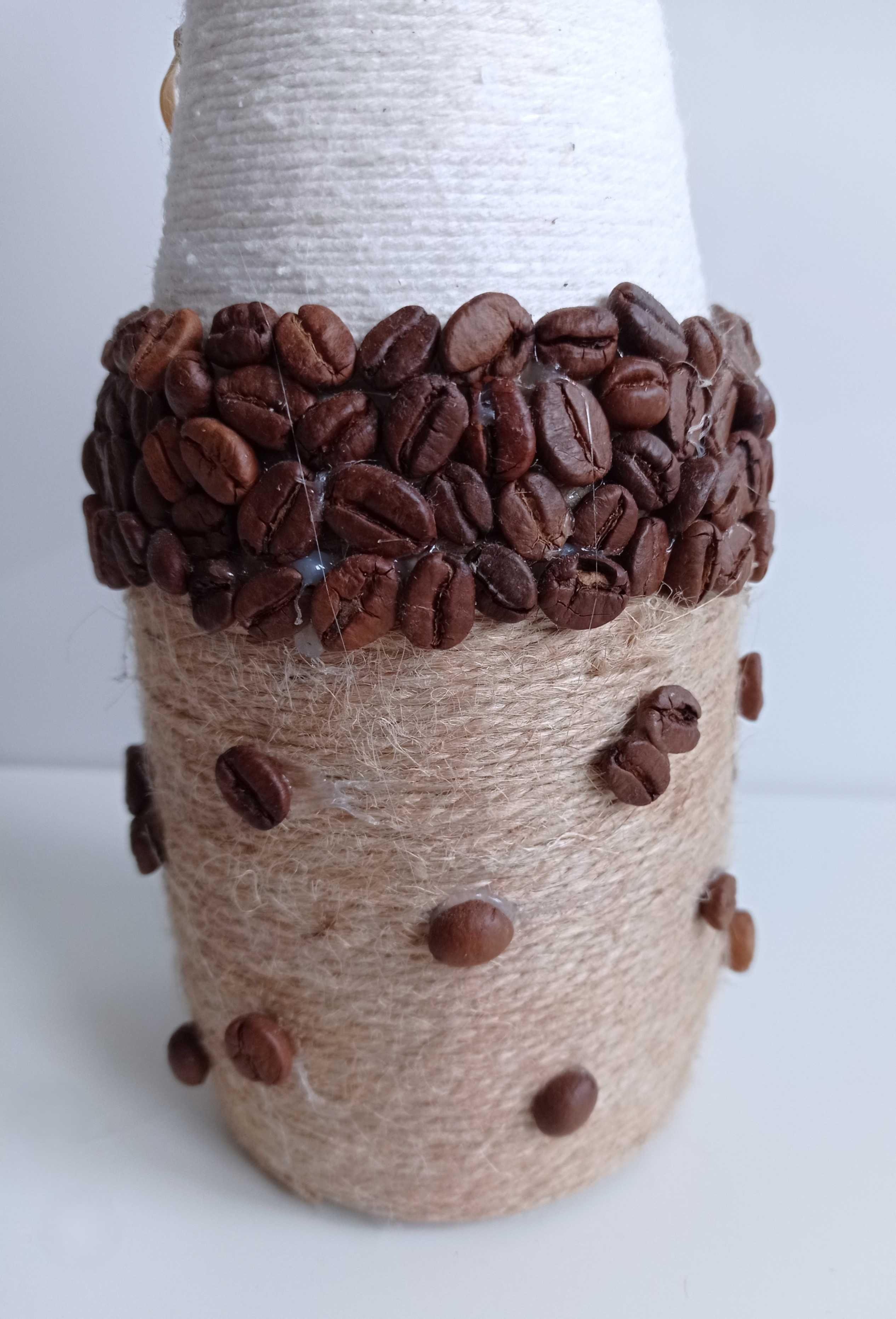 Butelka ręcznie zdobiona Coffe 750 ml Dekoracja