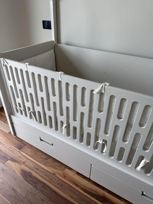 Berço regulavel cama bege