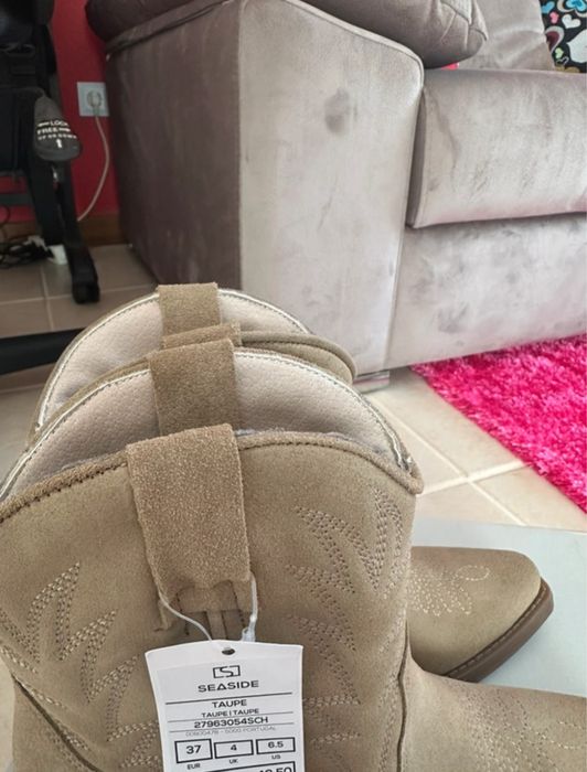 Botins bejes camurça Seaside 37