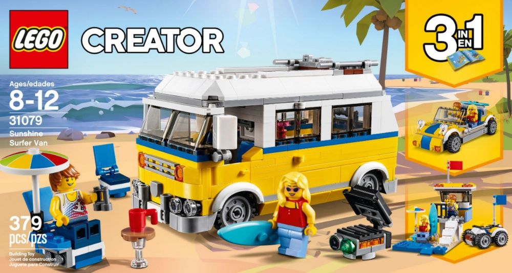 LEGO 31079 3 em 1 Creator Surfer Van NOVO