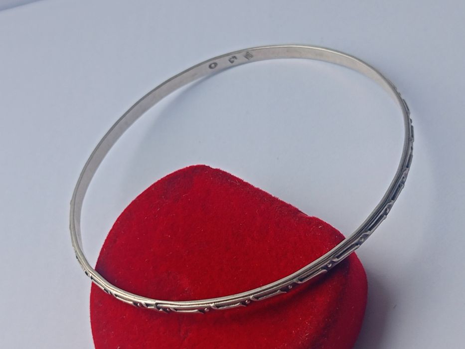 Bransoletka srebrna " Rytosztuka" okrągła SREBRO