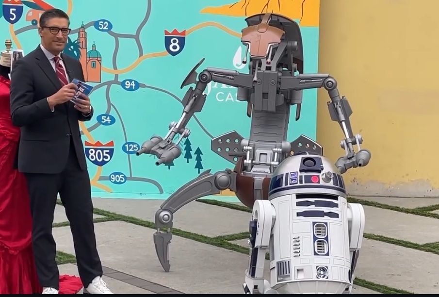 Droideka droid DK model 1:1 40kg 1.9m wydruk 3d