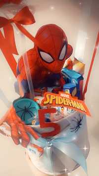 Box urodzinowy dziecięcy urodzinki prezwnt spiderman donut lub inny