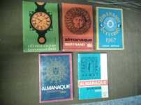 Almanaque Bertrand 1965, 1966, 1967, 1968 e 1969