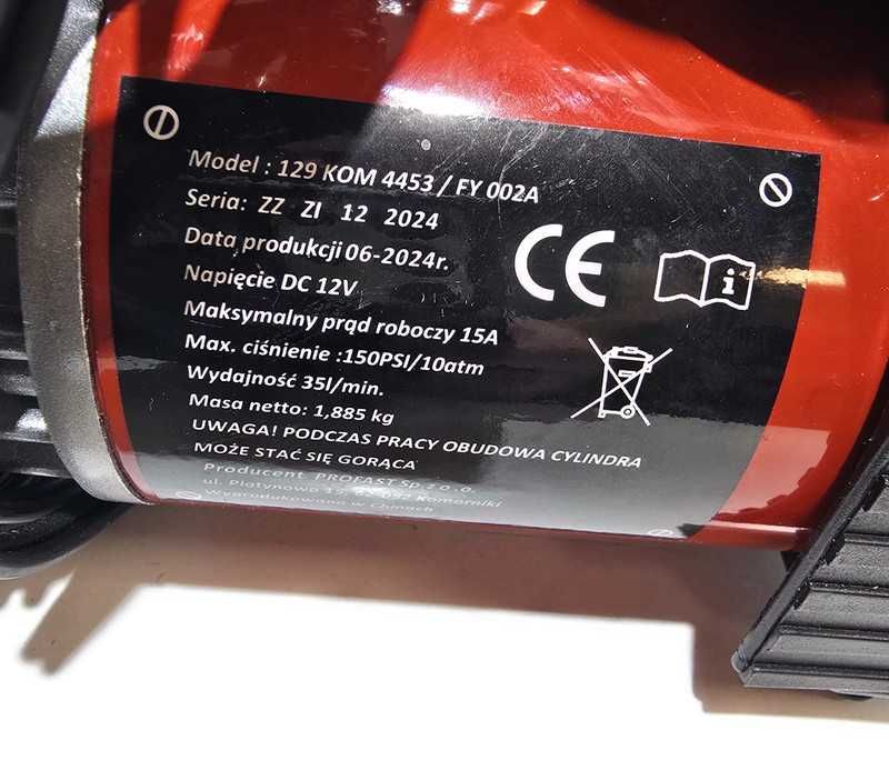 Kompresor automatyczny HD 150+ FY-002A 12V