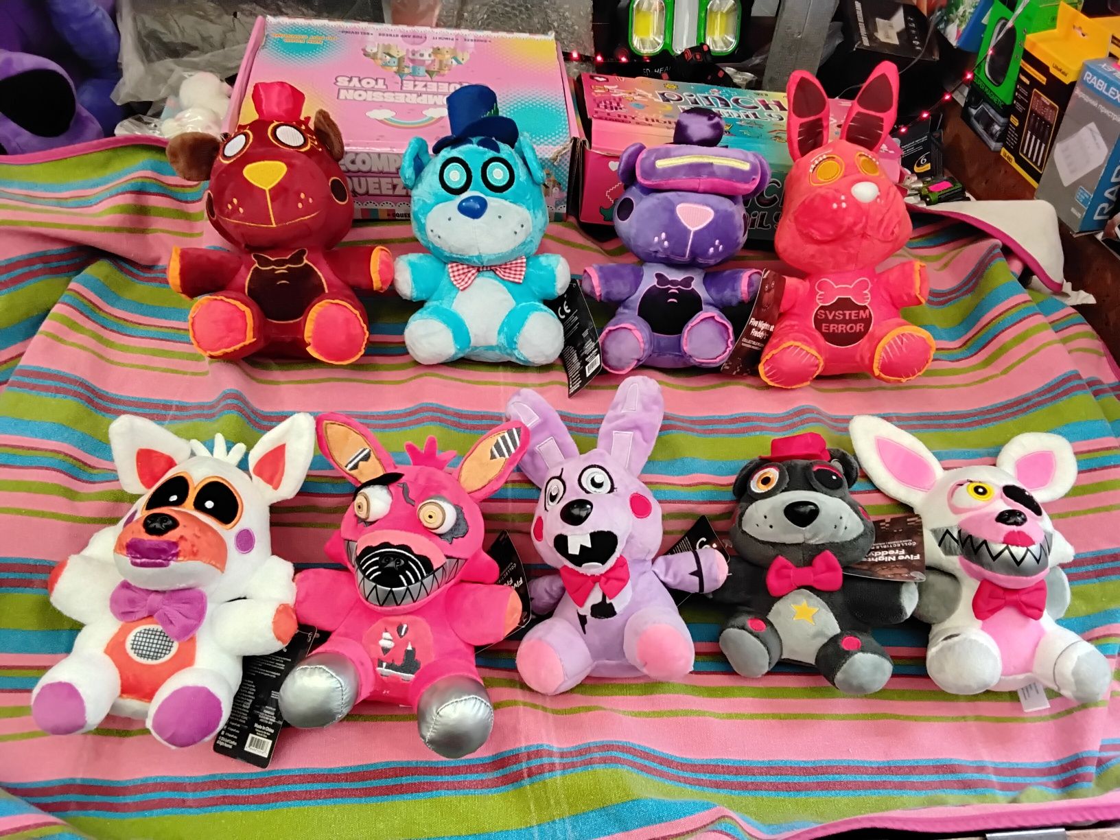 5 пять ночей с Фредди five nights at Freddys FNAF аниматроники Фокси Б