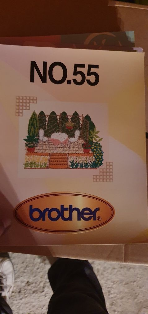Cartão para máquina de bordar Brother
