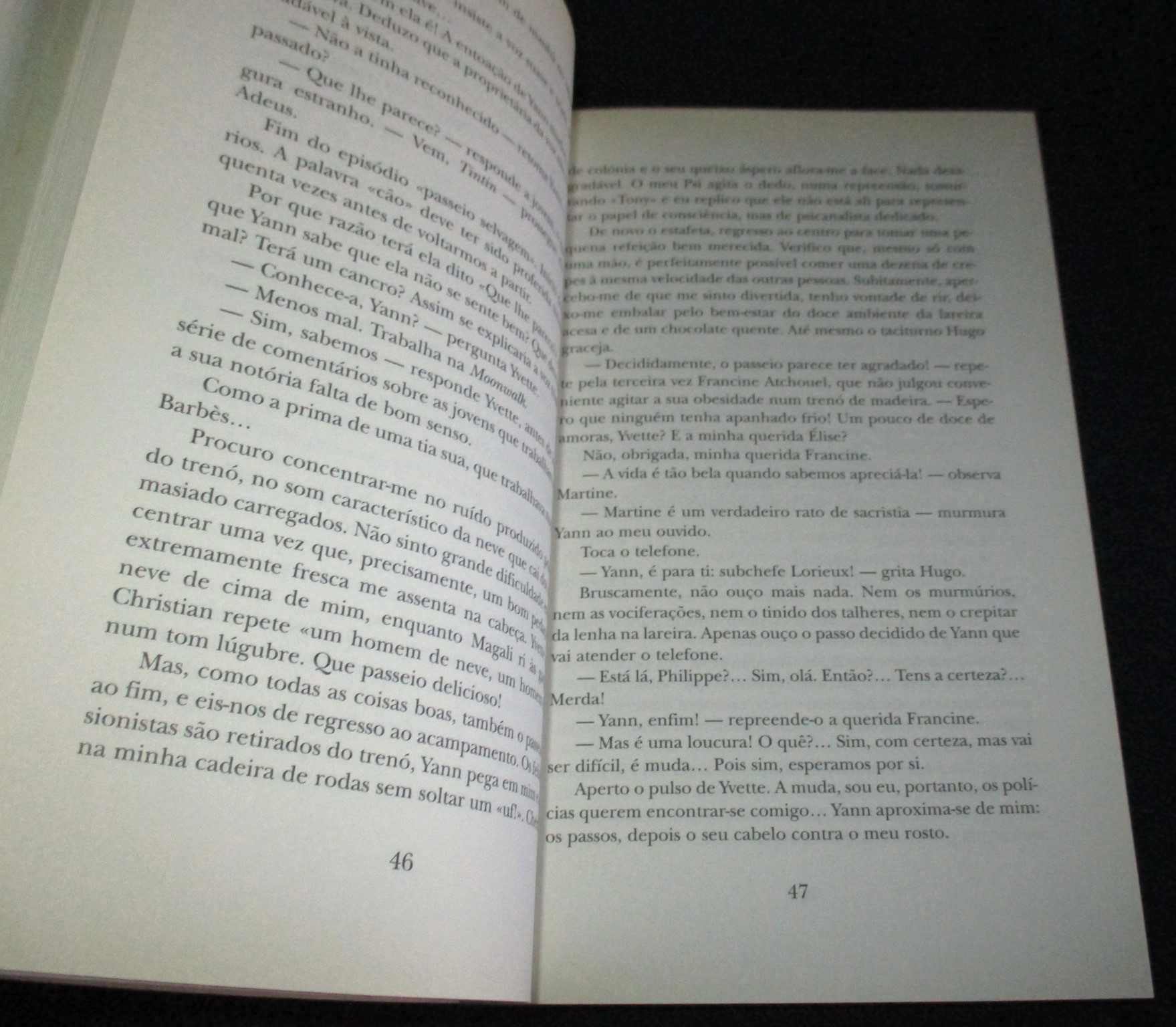 Livro A morte das neves Brigitte Aubert