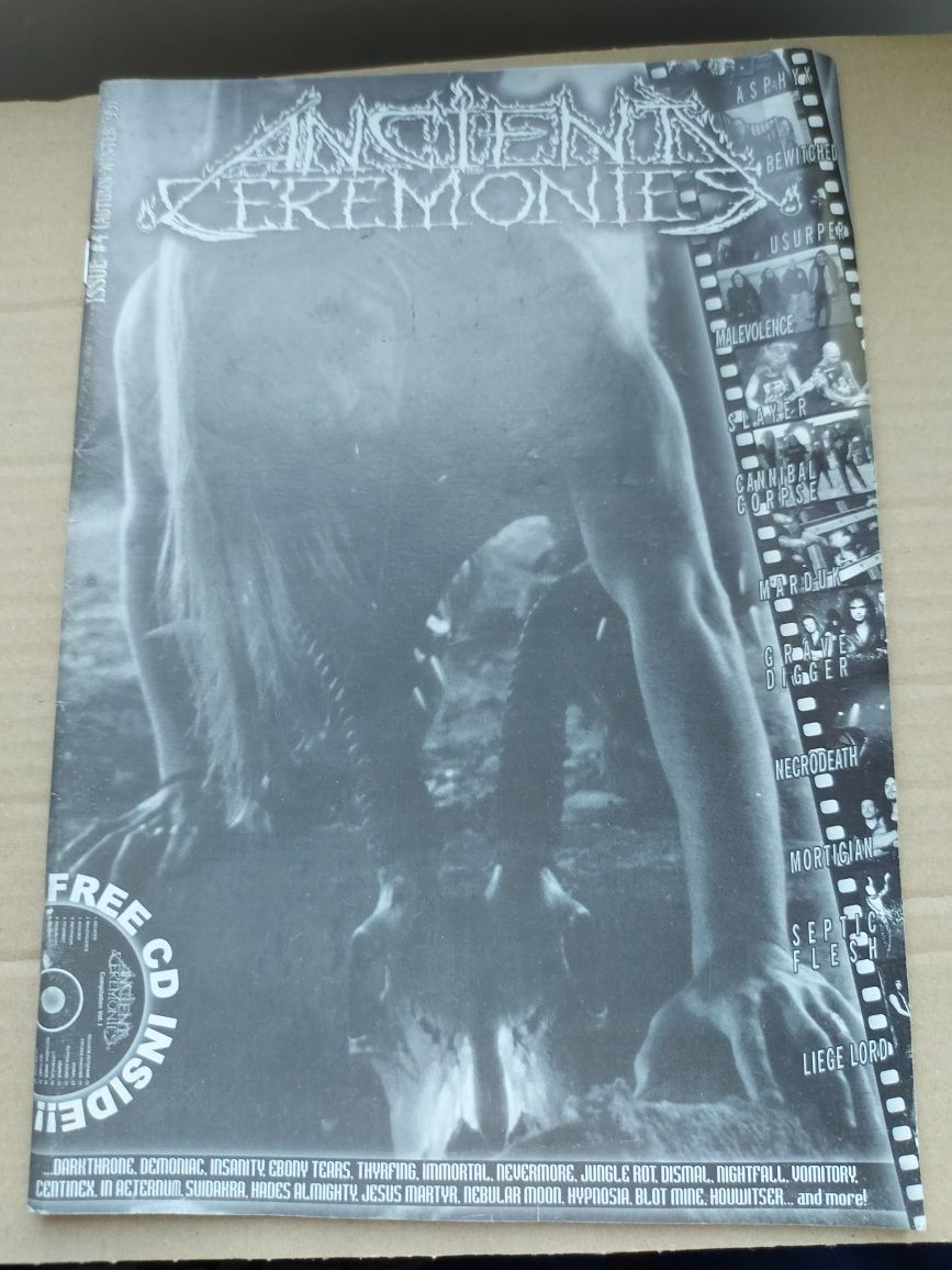 Ancient ceremonies mag / Zine anos 90
# 4, 5, 6,7 ,8,9 , 10  11sem c