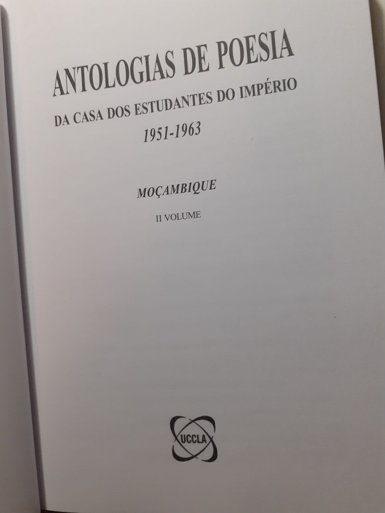 Antologias de Poesia da casa dos estudantes do Império