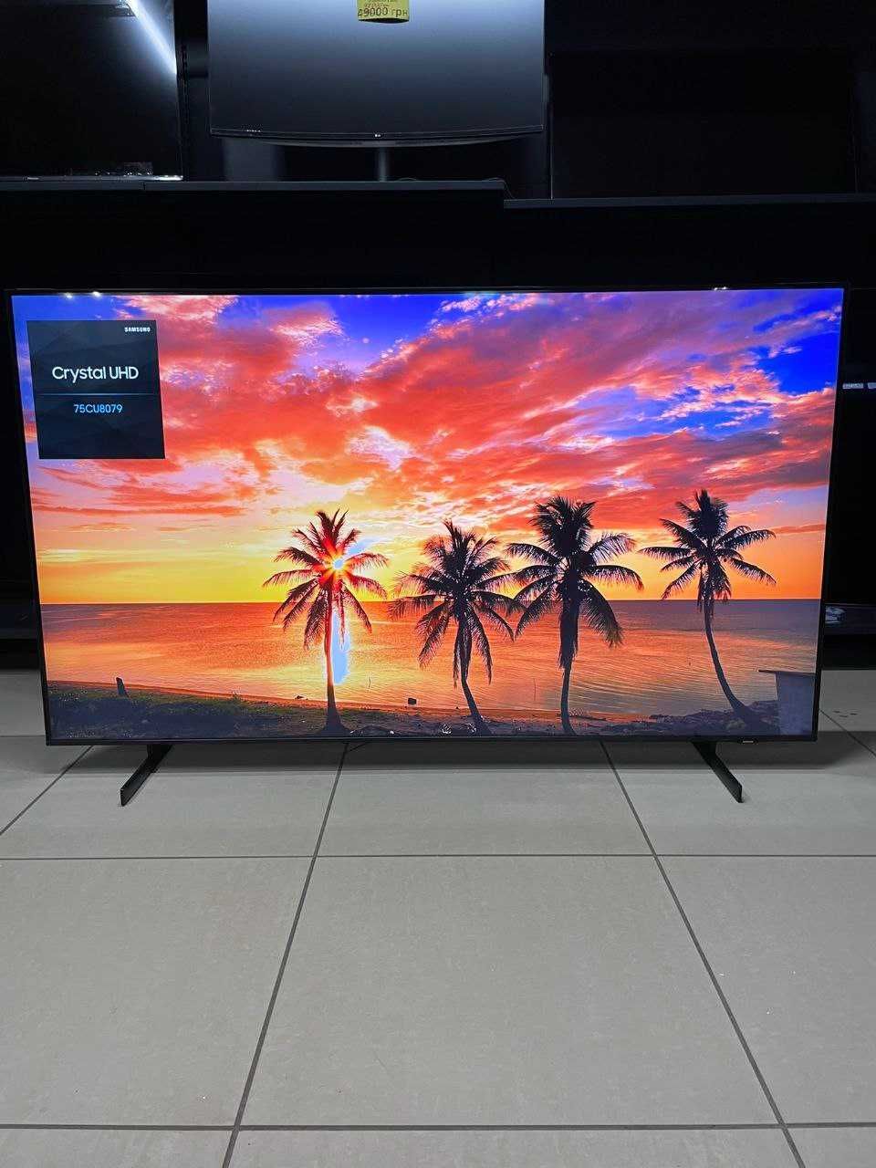 75" 2023 4K 8серія UHD SAMSUNG СмартУкраїнський CU8000 Німеччини НОВИЙ