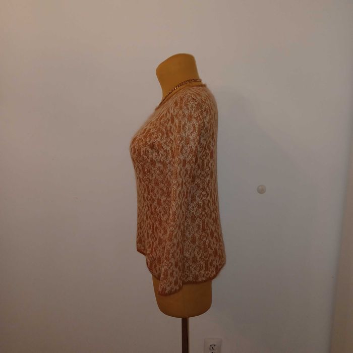 SOLAR sweter ciepły pudełkowy moher nylon akryl dla L/XL