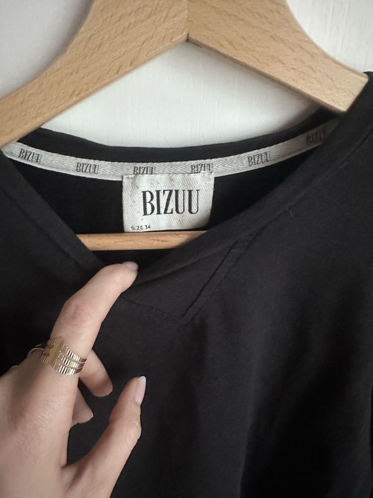 Bizuu bluza bufiaste rekawy xs 34 czarna