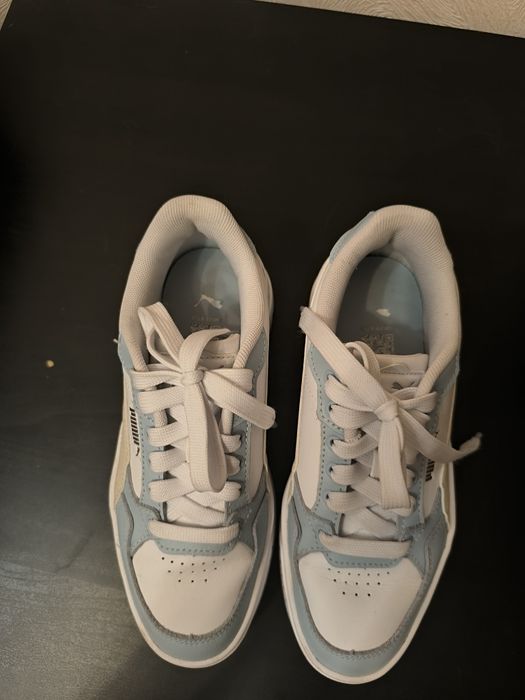 Кросівки PUMA жіночі , блакитні з білим. Кросовки Пума.