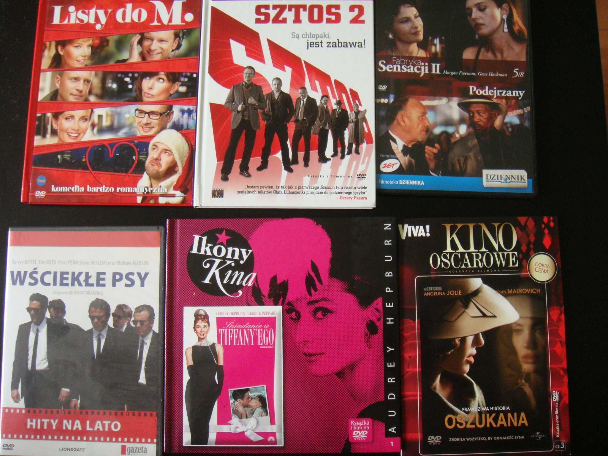 Płyty DVD-54 szt. 27 filmy pełnometrażowe + serial Co ludzie powiedzą?
